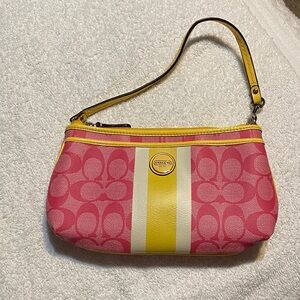 Coach Signature Wristlet